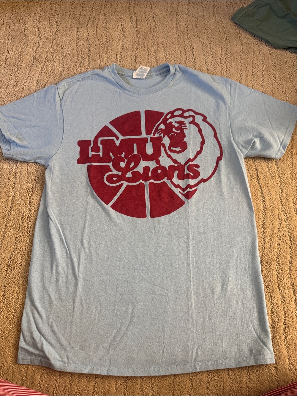 Loyola Marymount Light Blue and Maroon Graphic Tee